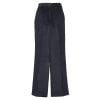 Navy Mila Corduroy Wide Leg Trousers