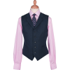 Navy Cotton Gabardine Drill Waistcoat