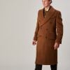 Chestnut Double Breasted Polo Coat 