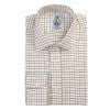 Brown Blue Small Tattersall Shirt