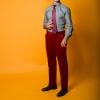 Bordeaux Corduroy Trousers
