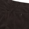 Brown Zip Fly Needlecord Trousers