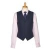 Navy Banbridge Linen Waistcoat