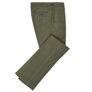 Cordings Lovat Green Moleskin Trousers Main Image