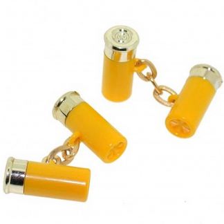 Cordings Yellow Cartridge Cufflinks Main Image