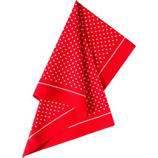 Cordings Bright Red Spotty Cotton Bandana  Main Image