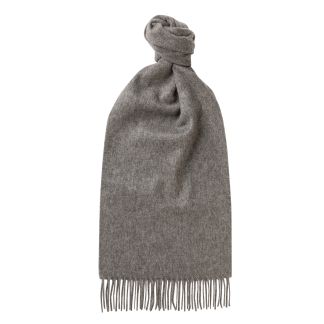 Cordings Mid Grey Cashmere Scarf Main Image