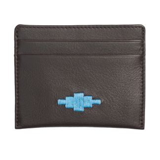 Cordings Brown Blue Leather Card Holder Main Image