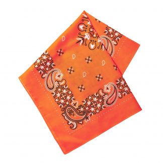 Cordings Orange Paisley Cotton Bandana  Main Image