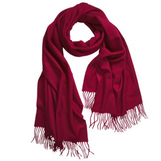 Cordings Red Pure Cashmere Stole Main Image