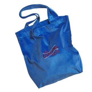 Cordings Royal Blue Corduroy Shopper Bag Main Image