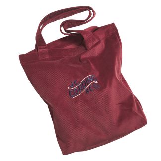 Cordings Brick Red Corduroy Shopper Bag Main Image