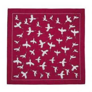 Cordings Red Wine Flying Pheasant Cotton Hank Different Angle 1