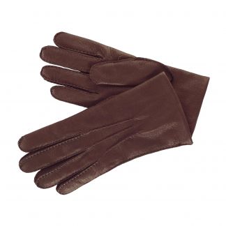 Cordings Brown Capeskin Handsewn Leather Gloves Different Angle 1