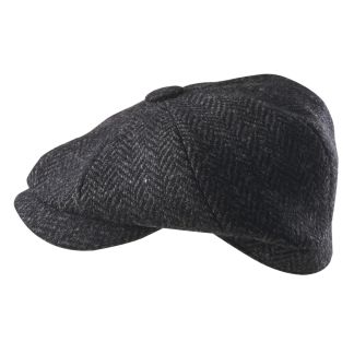 Cordings Charcoal Pickering Donegal Cap Dif ferent Angle 1