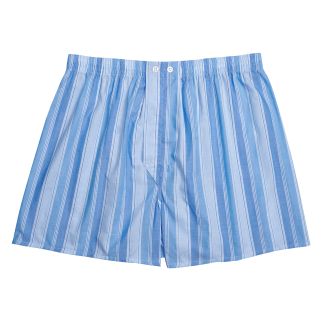 Cordings Light Blue Striped Bath Boxer Shorts Dif ferent Angle 1