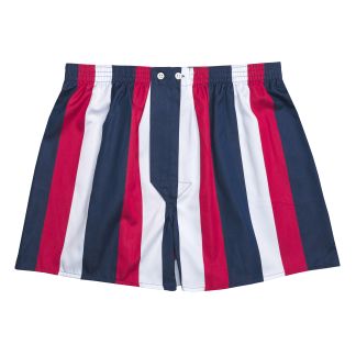 Cordings Red & Navy Bath Boxer Shorts Main Image