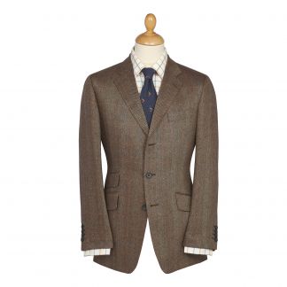 Cordings Brown Lavenham Silk Jacket Main Image