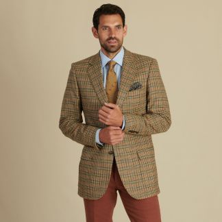 Cordings Grafton Check Tweed Jacket  Dif ferent Angle 1