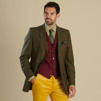 Cordings Elgin Check Tweed Jacket Dif ferent Angle 1