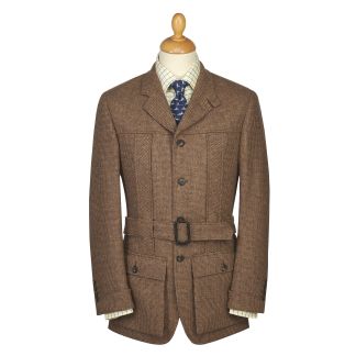 Cordings Brown Hunting Norfolk Tweed Jacket Main Image