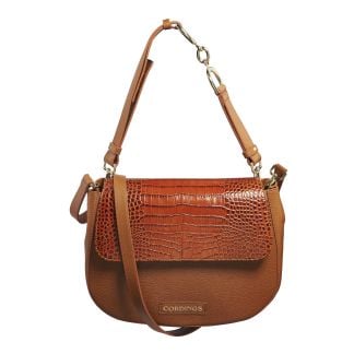 Cordings Tan Leather Saddle Bag Main Image
