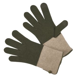Cordings Olive Block Contrast Merino Gloves Dif ferent Angle 1