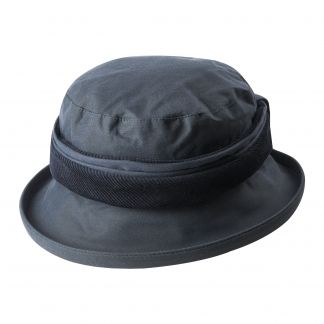Cordings Navy Wax Cotton and Corduroy Hat Different Angle 1