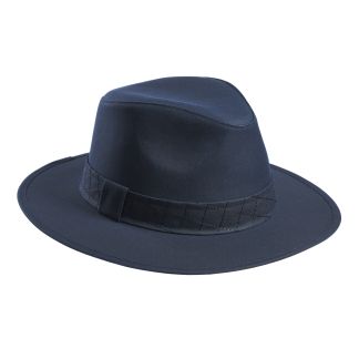 Cordings Navy Wax Cotton Drifter Hat Dif ferent Angle 1