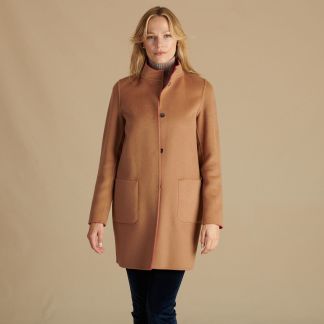 Cordings Pink Reversible Cashmere & Wool Coat Dif ferent Angle 1