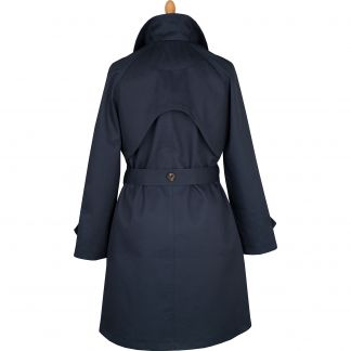 Cordings Navy Ladies Trench Coat Different Angle 1