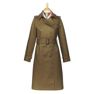 Cordings Khaki Classic Belted Trench Coat Main Image