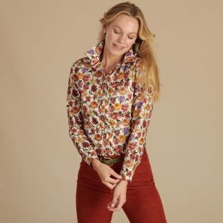 Cordings Floral Letters Shirt Made With Tana Lawn™ Main Image