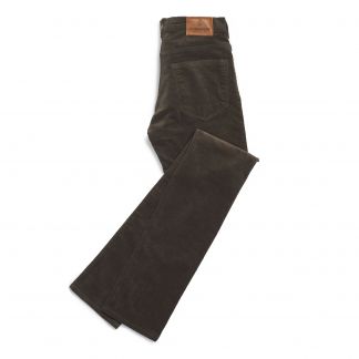 Cordings Nutmeg Classic Stretch Needlecord Jeans Main Image
