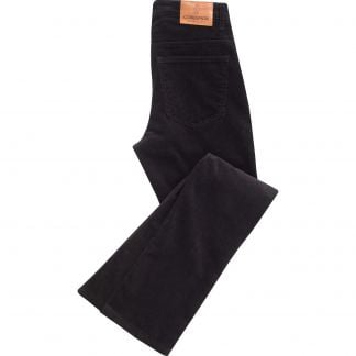 Cordings Black Classic Needlecord Jeans Main Image
