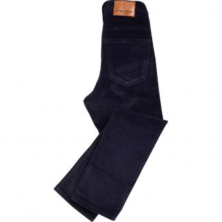Cordings Navy Classic Stretch Corduroy Jeans  Main Image