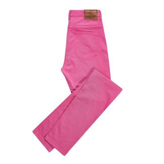 Cordings Fuchsia Pink Cotton Stretch Jeans Main Image