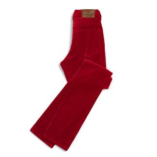 Cordings Red Straight Leg Velvet jeans Main Image