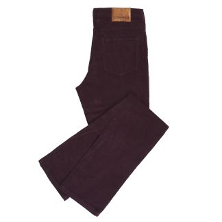 Cordings Purple Straight Leg Needlecord Jeans  Main Image