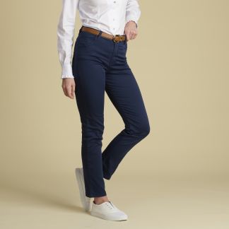 Cordings Navy Cotton Stretch Lily Jeans Main Image