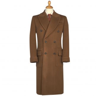 Cordings Chestnut Double Breasted Polo Coat  Main Image