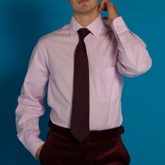 Cordings Pink Classic Oxford Shirt  Different Angle 1