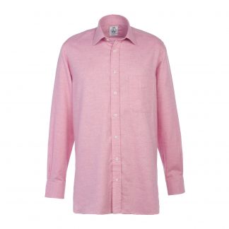 Cordings Pink Royal Brushed Shirt Different Angle 1