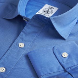 Cordings Cobalt Blue Riviera Shirt Main Image