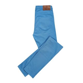 Cordings Sky Blue Cotton Stretch Jeans Main Image