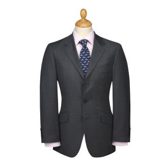 Cordings Grey 8oz Three Button Hopsack Suit Main Image