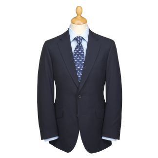 Cordings Navy 11oz Two Button Twill Suit Main Image