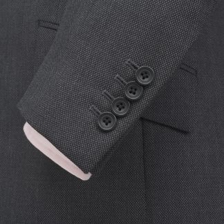 Cordings Charcoal 10oz Three Button Birdseye Suit Dif ferent Angle 1