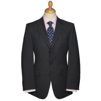 Cordings Charcoal Grey 10oz Three Button Birdseye Suit Main Image