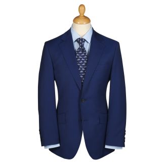 Cordings Dark Blue 8oz Two Button Mohair Suit  Main Image